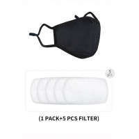Anti-Pollution Activated Carbon Black Face Mask