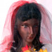 Unisex Harlequinn Goth Veil
