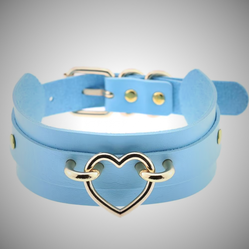 Love Gold Ring Choker