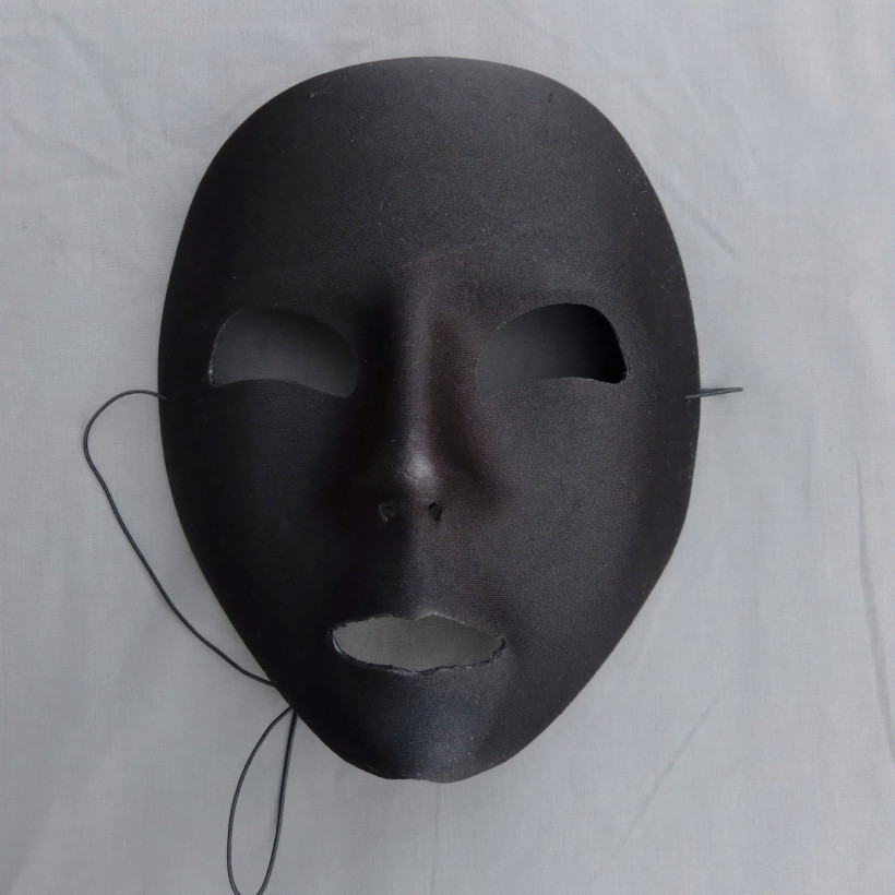 Full Face Venetian Black Mask