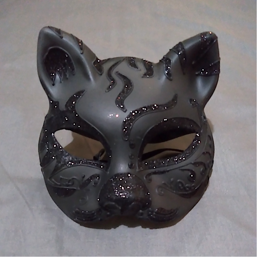 Gothic Venetian Cat Mask