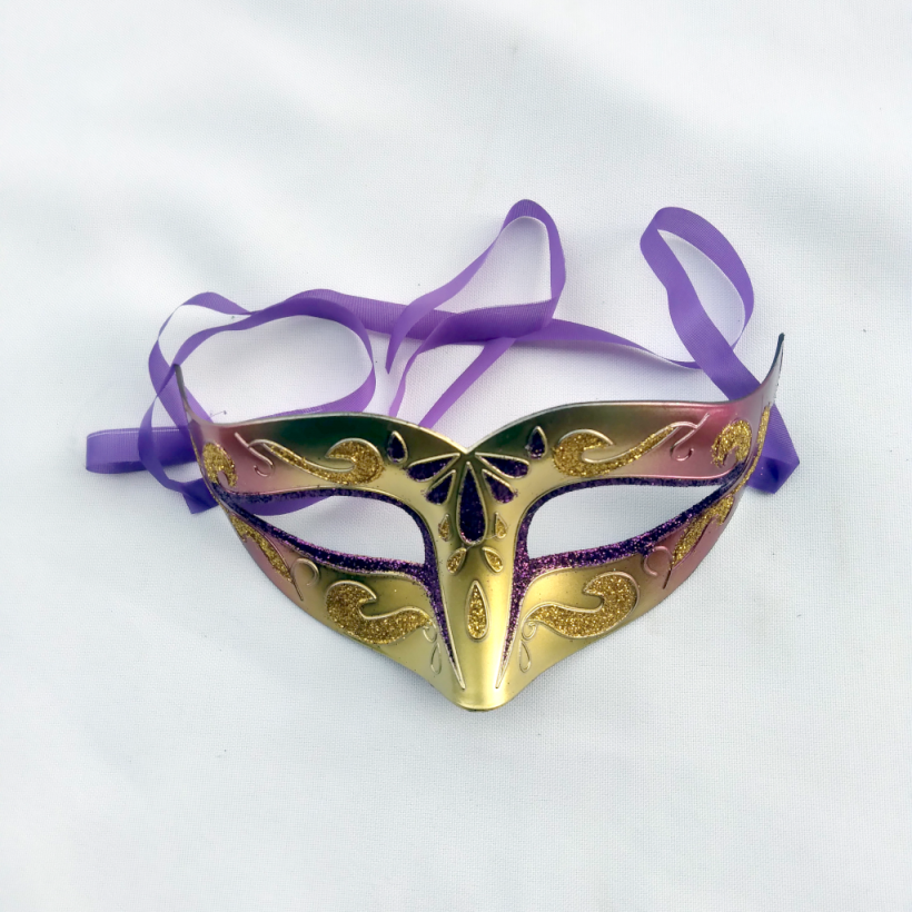 Gold Masquerade Venetian Mask