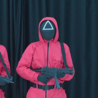 Squid Game Guard Jumpsuit Set