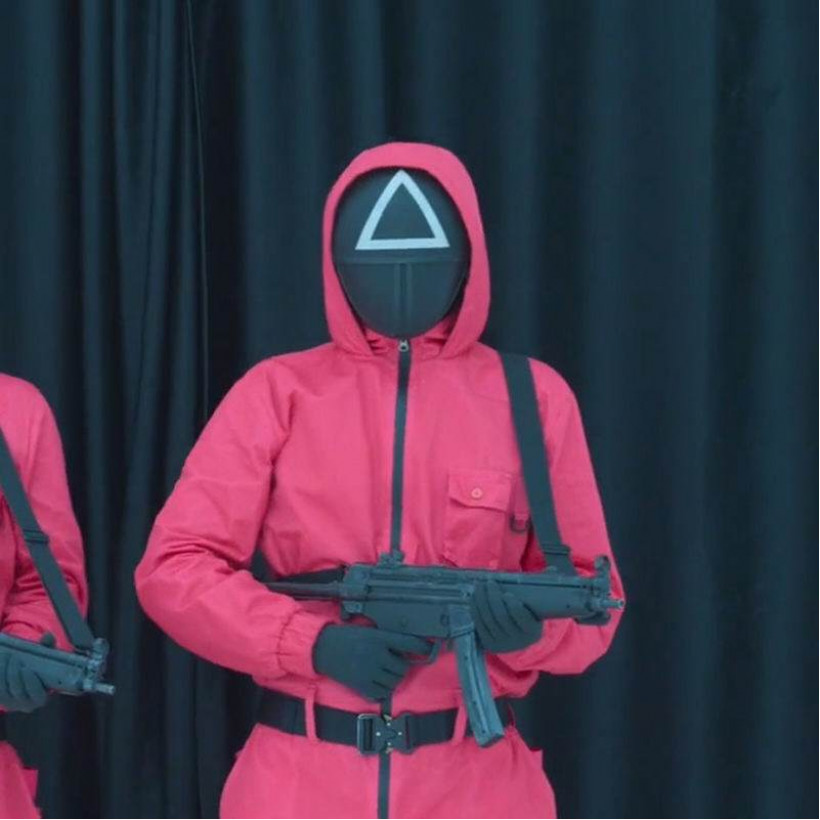 Squid Game Guard Jumpsuit Set